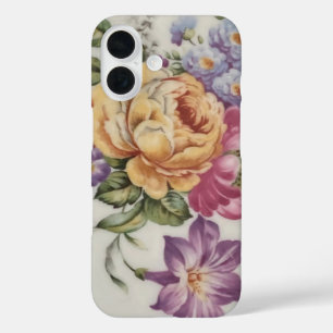 Coques iPhone 16 Fantaisie florale 