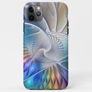 Case-Mate iPhone Case Fantaisie florale, fleur fractale abstraite coloré