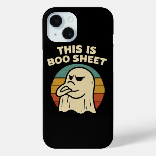Coque Pour iPhone 15 Fantôme drôle "C'est une feuille de Boo" Halloween