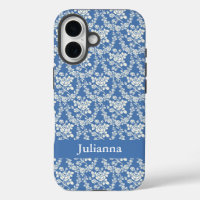 Farmhouse France Bleu Floral Personnalisé