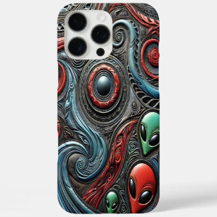 Coques iPhone 16 Pro Max Fascinant art Alien Inspirer l'imagination