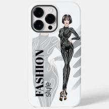 Fashion girl en combinaison noire