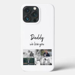 Case-Mate iPhone Case Father with Kids and Family Dad Photo Collage