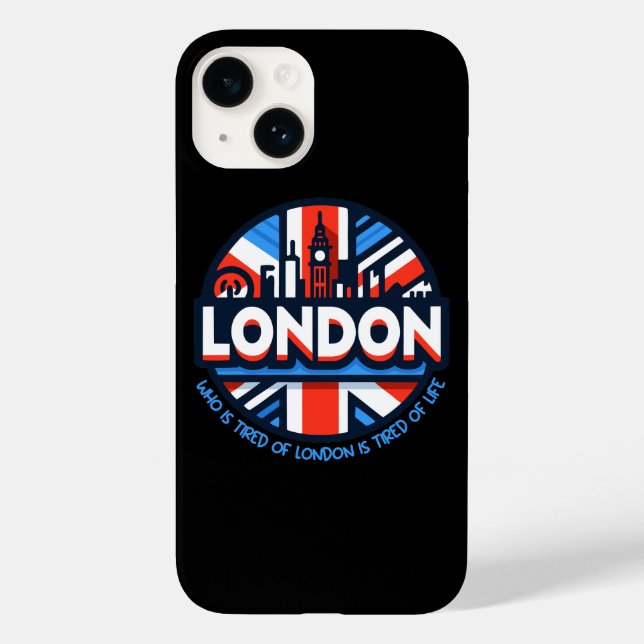 Coques Case-Mate iPhone Fatigué de Londres (Verso)