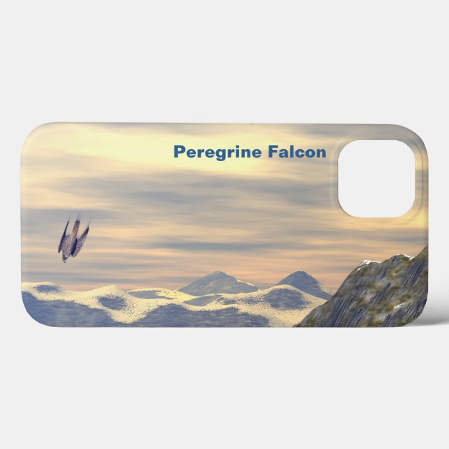 Coques Case-Mate iPhone Faucon pèlerin de la vélocité terminale (Verso (horizontal))