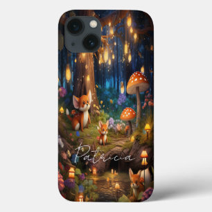 Case-Mate iPhone Case Faune Whimsical - Cute Animal Foxes Champignons