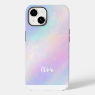Coque Pour iPhone 14 Faux élégants et personnalisables Opalescent