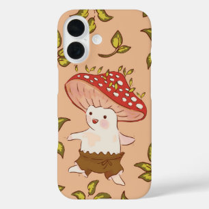Coques iPhone 16 Fée de champignons de la forêt Amie de champignons