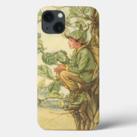 Fée d'orme ailée assise dans un arbre
