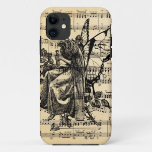 Case-Mate iPhone Case Fée vintage et musique