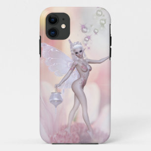 Coque iPhone 11 Féerie en fleur rose