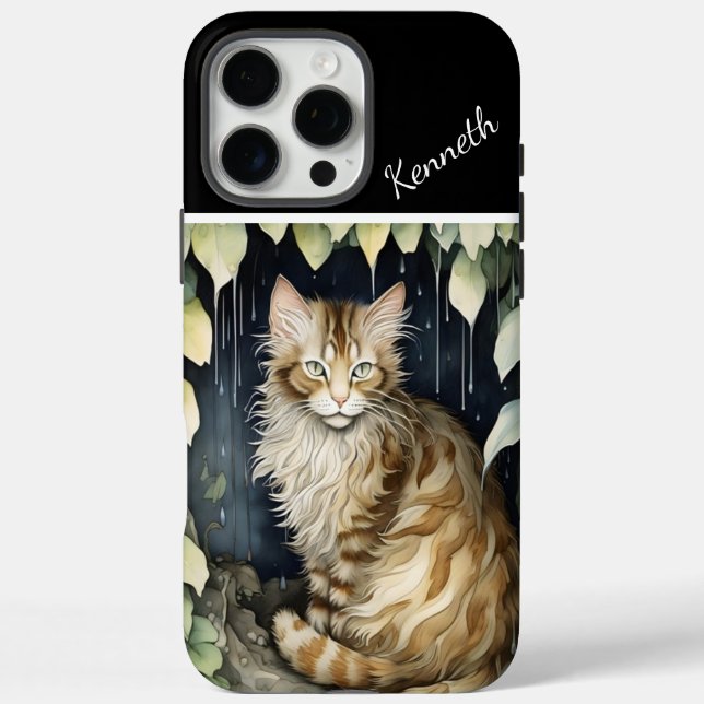 Coques Case-Mate iPhone Feline Dans La Pluie (Verso)