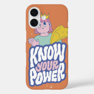 Coques iPhone 16 Feminist Cartoon Girl