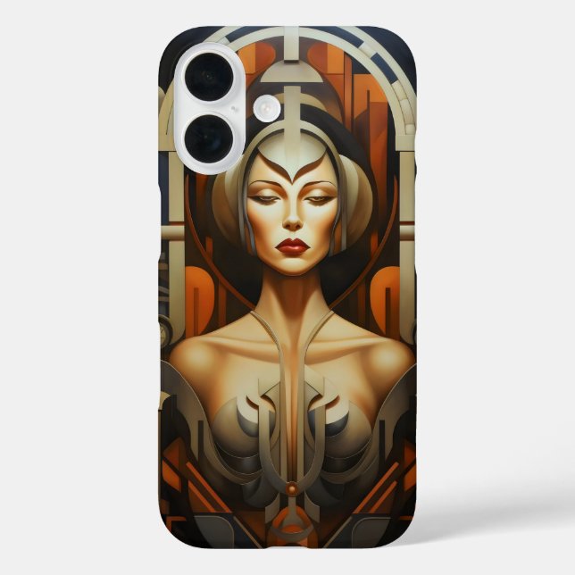 Coques Case-Mate iPhone Femme Art Déco Abstraite (Verso)