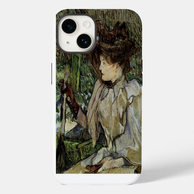 Coques Case-Mate iPhone Femme avec gants par Toulouse-Lautrec (Verso)