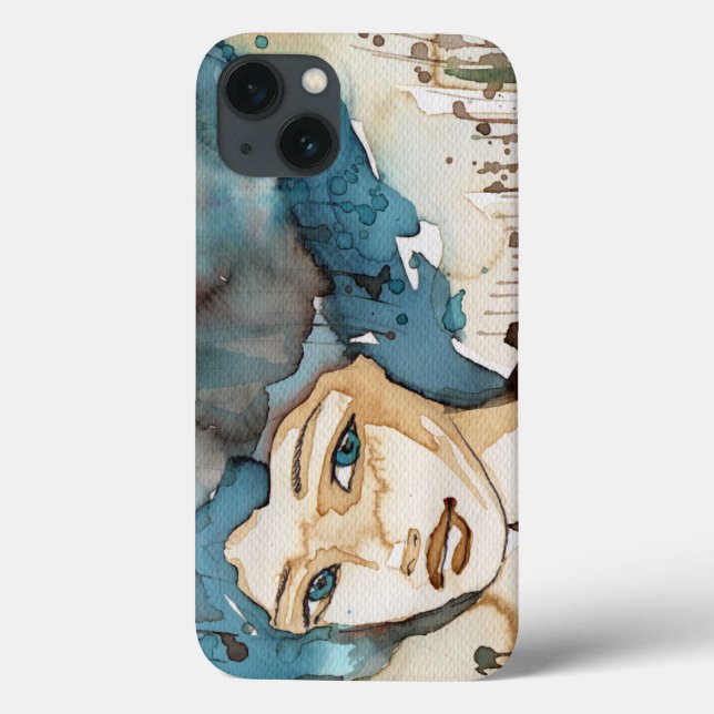 Coques Case-Mate iPhone Femme bleue (Verso)
