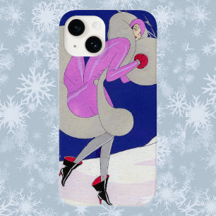 Coque Pour iPhone 14 Femme branchée en hiver