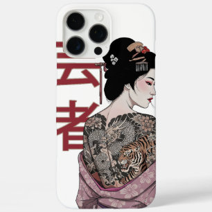 Coques iPhone 16 Pro Max Femme d'art Giesha
