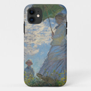 Coque iPhone 11 Femme de Claude Monet avec un parasol 1875