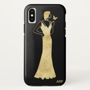 Case-Mate iPhone Case Femme de parties scintillantes d'or de Nouveau
