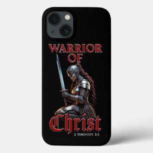Case-Mate iPhone Case Femme Guerrière du Christ 2 Timothée 2:3 Chrétienn