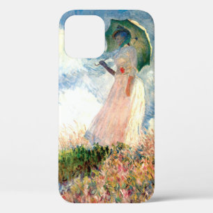 Case-Mate iPhone Case Femme Monet avec un parasol face à gauche