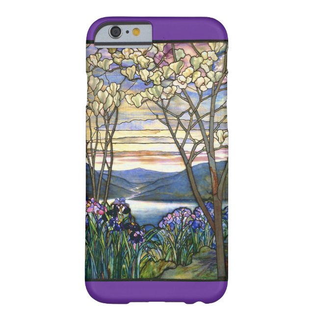 Coques Case-Mate iPhone Fenêtre en verre teinté de magnolia et d'iris (Dos)