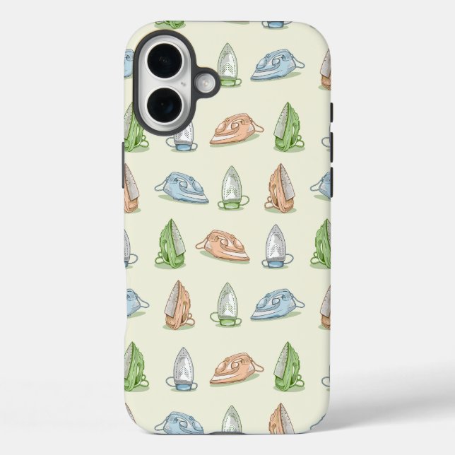 Coques Case-Mate iPhone Fer à repasser Lave-linge patten (Verso)