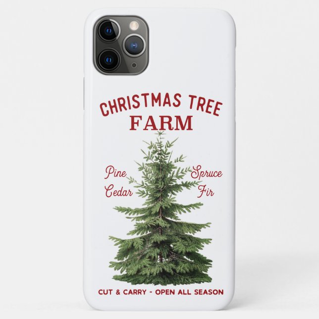 Coques Case-Mate iPhone Ferme de Noël des fermiers (Dos)