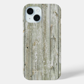 Coque Pour iPhone 15 ferme primitive western country grange bois
