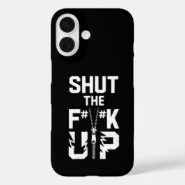 Coques iPhone 16 Fermer la conception graphique de typographie en g