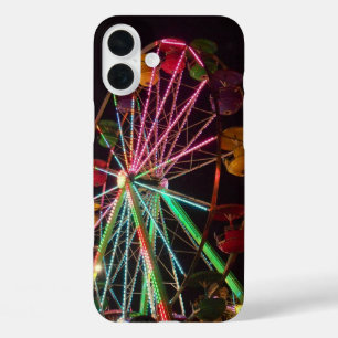 Coques iPhone 16 Plus Ferris Wheel at Night Photo