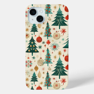 Coque iPhone 15 Mini Festif Vacances d'hiver Motif