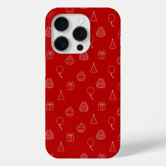 Coque iPhone 15 Pro Fête d'anniversaire Motif sans soucis
