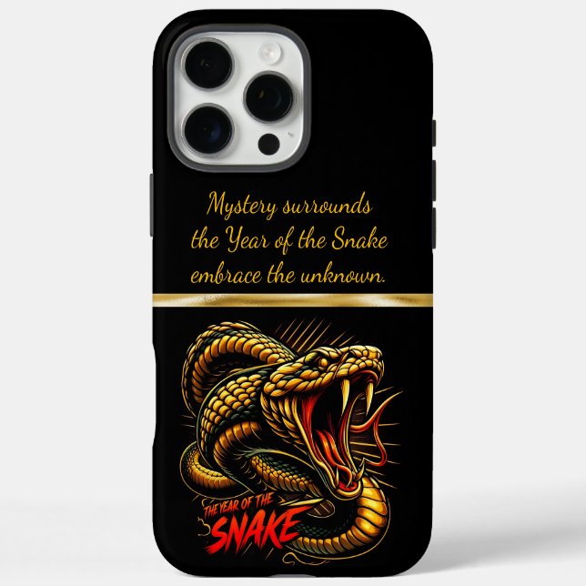 Coques Case-Mate iPhone Fête de l'année du serpent 2025 (Verso)