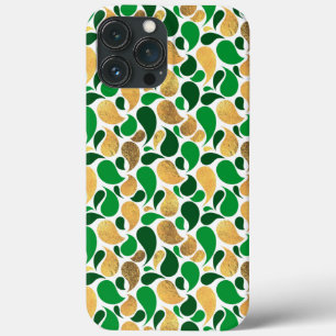 Case-Mate iPhone Case Fête de Parties scintillant verte et d'or Fusion M