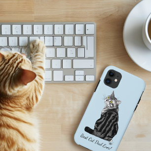 Case-Mate iPhone Case Fête des pères Tabby Argent