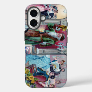 Coques iPhone 16 Fête du Nouvel An vintage : Liebig Publicité