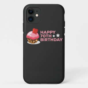 Case-Mate iPhone Case fêter le 70e anniversaire design avec gâteau