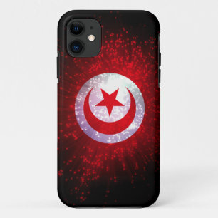 Coques Pour iPhone Feu d'artifice du drapeau tunisien