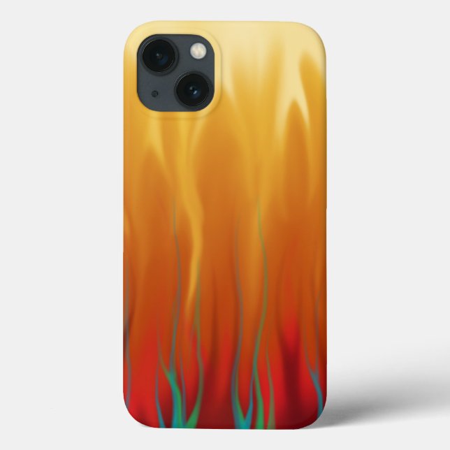 Coques Case-Mate iPhone Feu - Flammes simulées Art abstrait (Verso)