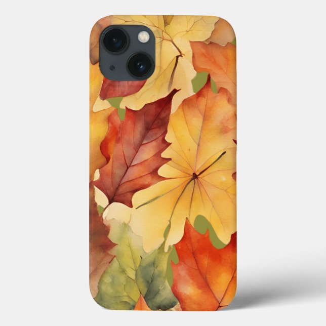 Coques Case-Mate iPhone Feuillage des feuilles d'automne (Verso)