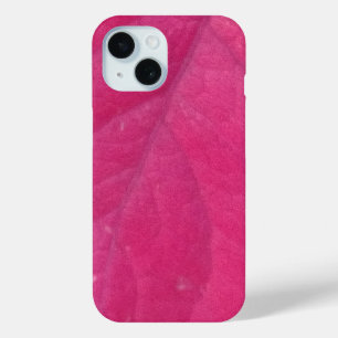 Coque Pour iPhone 15 Feuille d'automne pourpre