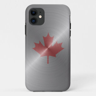 Case-Mate iPhone Case Feuille d'érable de platine du Canada