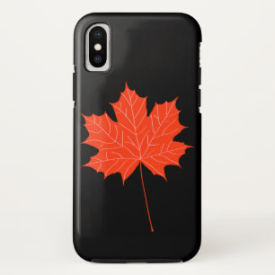 Etui iPhone Case-Mate Feuille d'érable rouge