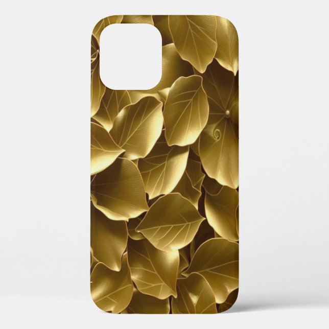 Coques Case-Mate iPhone Feuille d'or (Verso)