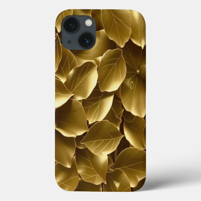 Coques Case-Mate iPhone Feuille d'or (Verso)