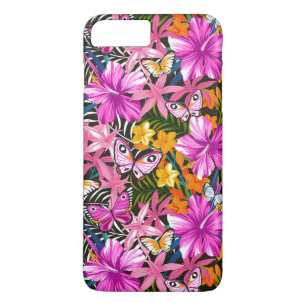 Etui iPhone Case-Mate Feuille et fleurs tropicaux