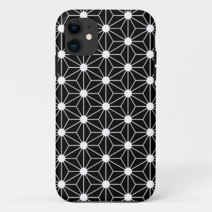 Case-Mate iPhone Case Feuille noire d'Asanoha