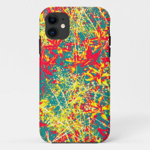 Case-Mate iPhone Case feuille rouge vert jaune et blanc